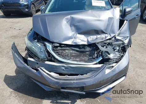 2015 Honda Civic Lx из США, поврежденный, VIN 19XFB2F54FE249811